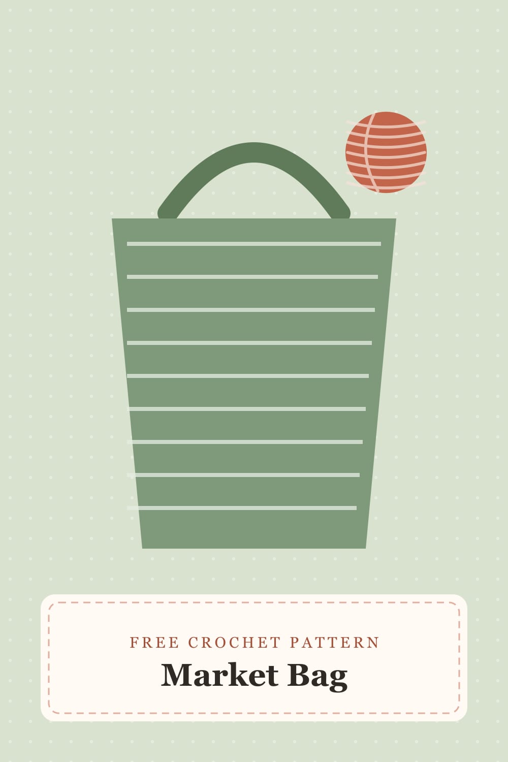 Ribbed Cotton Market Bag